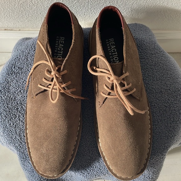 NWT KENNETH COLE REACTION Desert Sun, Ankle High Boots, Size 8.5 Men - Picture 3 of 10